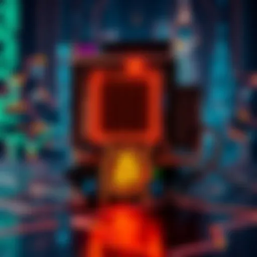 A quantum computer equipped with 10,000 qubits looming over a digital cryptocurrency wallet, symbolizing potential security risks.