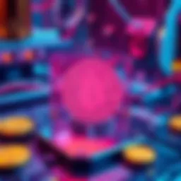 A visual representation of a quantum computer with Bitcoin symbols, illustrating the potential threat to Bitcoin's security.