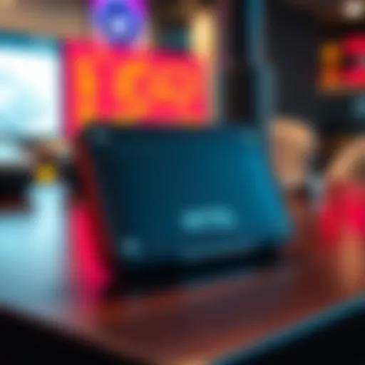 A quantum resistant hardware wallet displayed on a table, showcasing its sleek design and high-tech features.