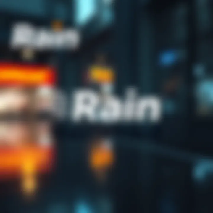 Rain Joins Mastercard Rain logo with Mastercard logo representing the partnership