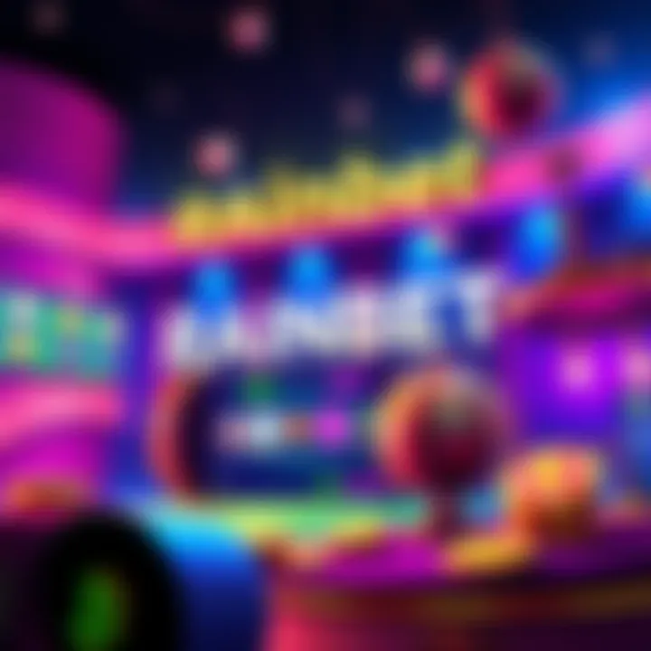 Rainbet Casino Experience A vibrant graphic showcasing Rainbet casino with crypto symbols, highlighting easy gaming and exciting bonuses.