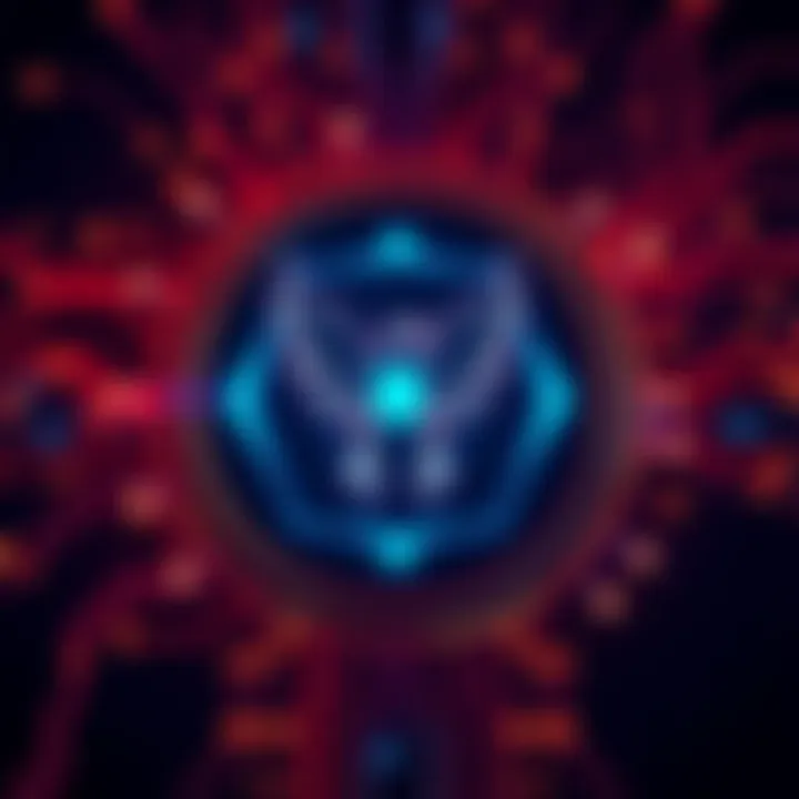 Ravencoin logo displayed with a quantum resistance symbol, representing the initiative of RIP-25 for enhanced security against quantum threats.