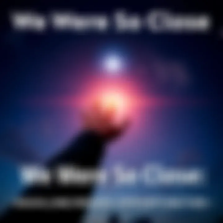 A hand stretching towards a shining star in a twilight sky, symbolizing missed opportunities