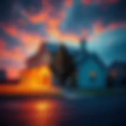 A house with a Monero logo overlay, representing property investment using cryptocurrency