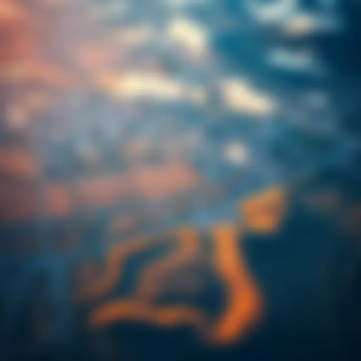 Aerial view showing a mix of rural and urban parcels, highlighting different property locations