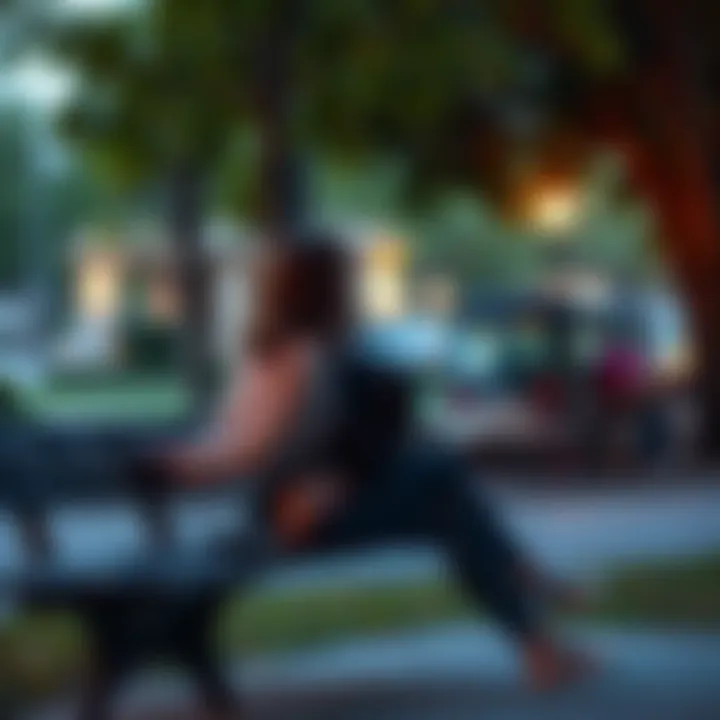 A person sitting on a park bench, looking contemplative while gazing at the sky, symbolizing reflection on life's unexpected events.
