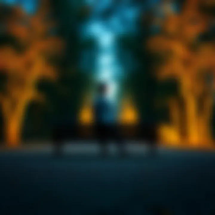 A person sitting alone on a bench looking contemplative, surrounded by trees, symbolizing reflection on life lessons
