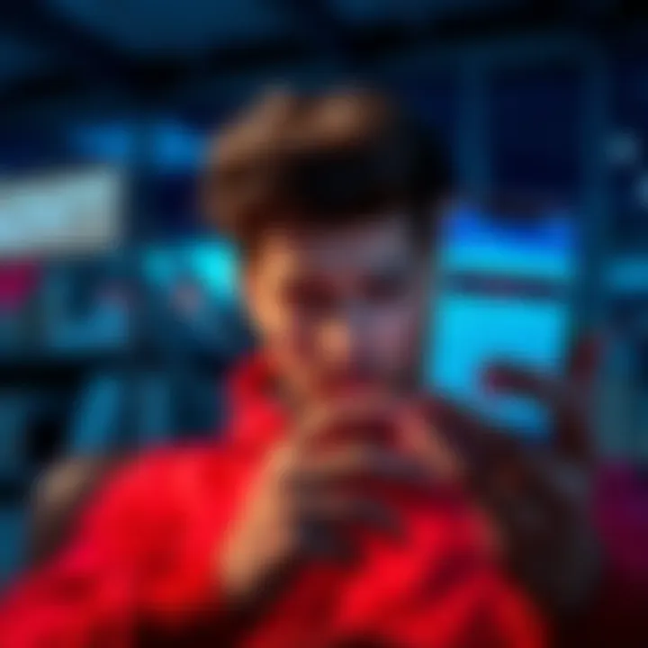 A frustrated renter looking at a malfunctioning app screen displaying error messages about the rent boost feature.