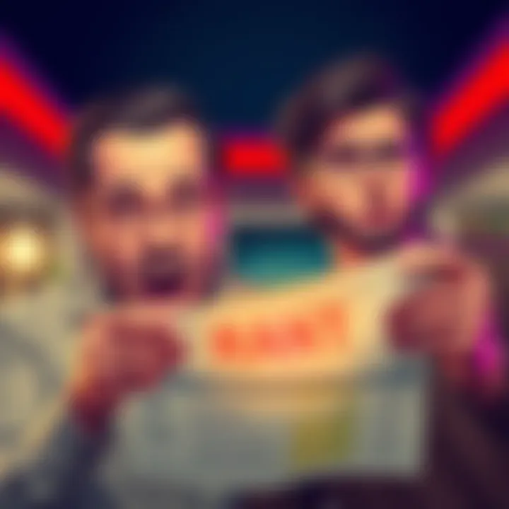 A shocked person looking at their bank statement showing unexpected rent conversion, with expressions of disbelief and concern.