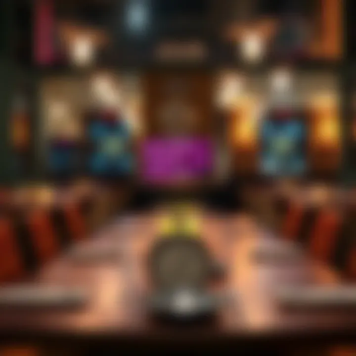 A restaurant table set with a clock ticking down, symbolizing time running out for popular dining spots