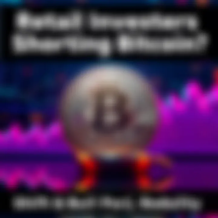 Retail investors are actively shorting Bitcoin, suggesting a potential bull market. A chart shows short positions rising with Bitcoin in the background.