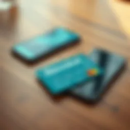 A Revolut Plan Card resting on a wooden table with a smartphone nearby showing the Revolut app, highlighting concerns about card cancellations.