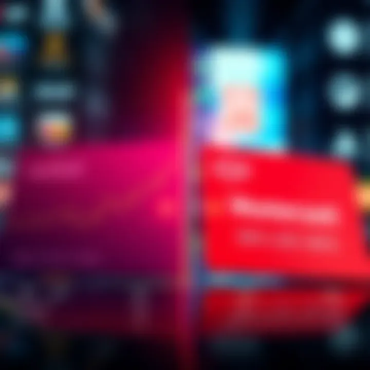 A visual comparison chart showing the exchange rates of Revolut and Mastercard side by side, highlighting their similarities and differences in fees.