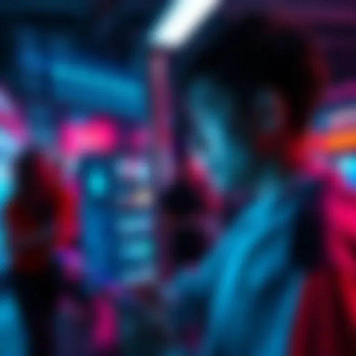 Individual examining privacy options on revolut.me to see personal data visibility