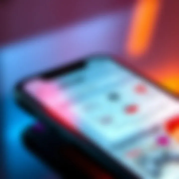 A close-up of a smartphone screen displaying the Revolut app, highlighting a rewards program with various purchase icons like shopping carts and gaming controllers.