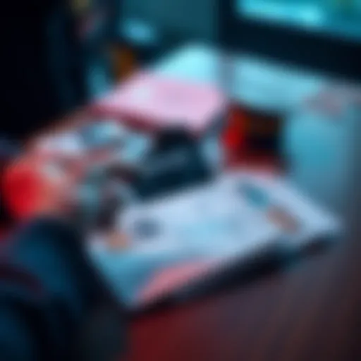 A person holding a Revolut card with military conscription papers on the table, symbolizing payment obligations during service.