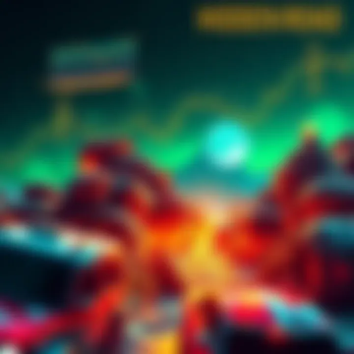 Ripple's Strategic Acquisition Visual representation of Ripple's acquisition of Hidden Road, depicting financial growth and cryptocurrency evolution.