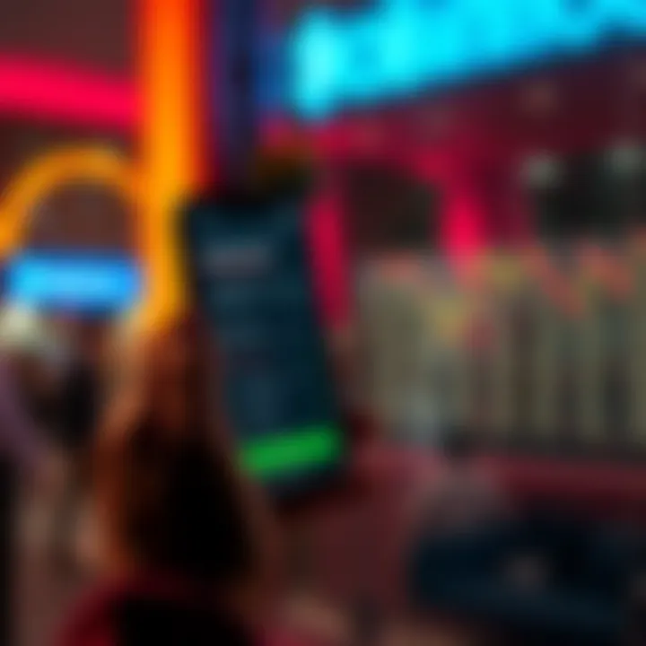 A person looking at a smartphone with the Robinhood app open, showing an alert about account updates.