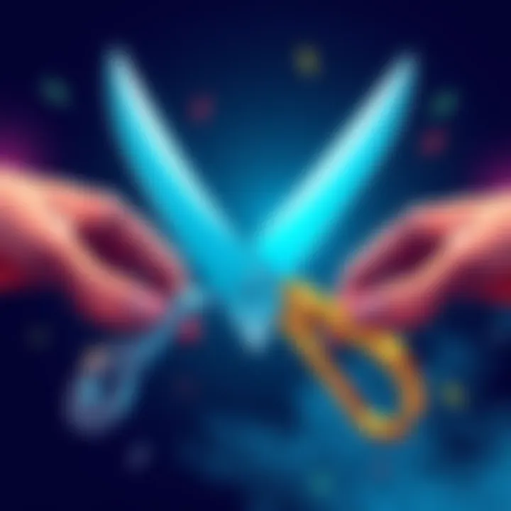Rock Paper Scissors Game Art Colorful illustration of rock paper scissors hands in a playful design