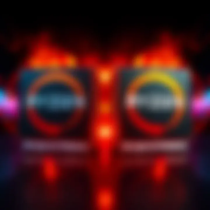 Side-by-side images of Ryzen 9 7945HX and Ryzen 9 7940HX processors with specifications highlighted