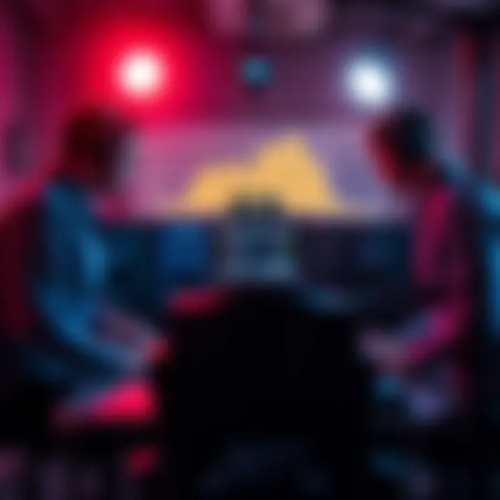 Team testing the S21 Slim device for sound and efficiency metrics with voltage settings