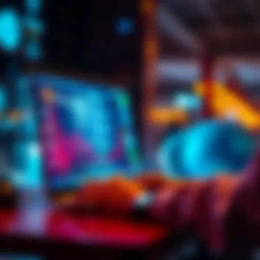 A person using a laptop to buy Tron cryptocurrency with secure online platforms