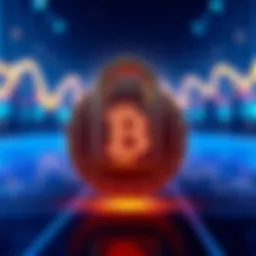 Graphic showing a blockchain symbol with a lock, indicating a freeze after a theft