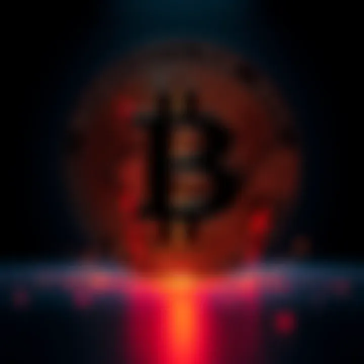 Representation of Bitcoin symbol and question mark, symbolizing the debate over Satoshi Nakamoto's identity and Bitcoin's impact