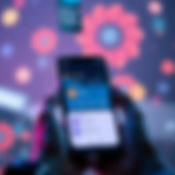 A smartphone displaying the SaucerSwap Wallet app interface, showcasing accessible DeFi features.