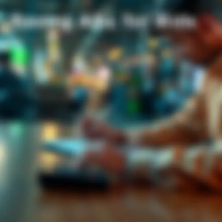 A person counting and organizing resource points, preparing for landmark bids at a table with a calculator and notebook.