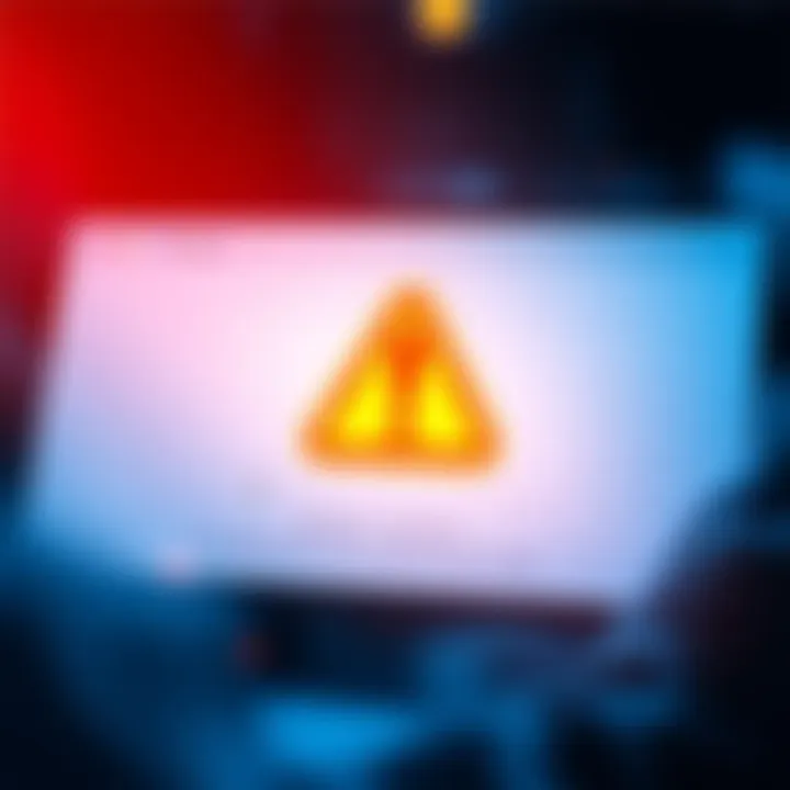 A screenshot of a Google search showing a scam Ledger site at the top of sponsored results, alongside a warning symbol.