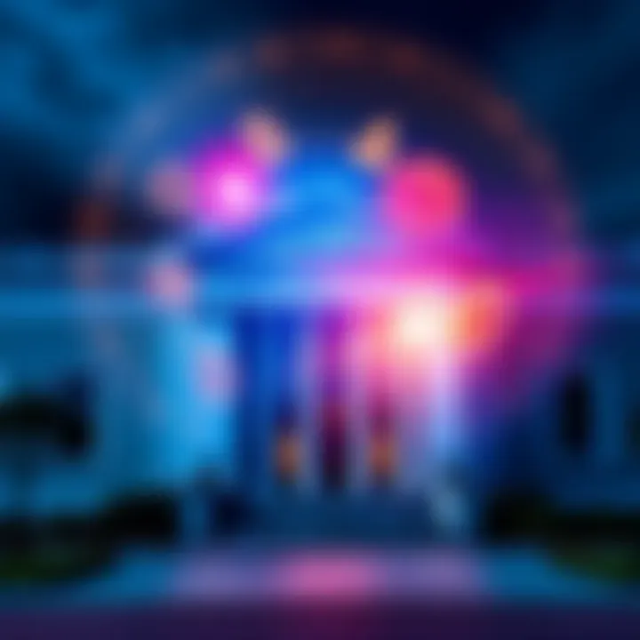 SEC building with a graphic overlay of cryptocurrency symbols, indicating upcoming regulation changes