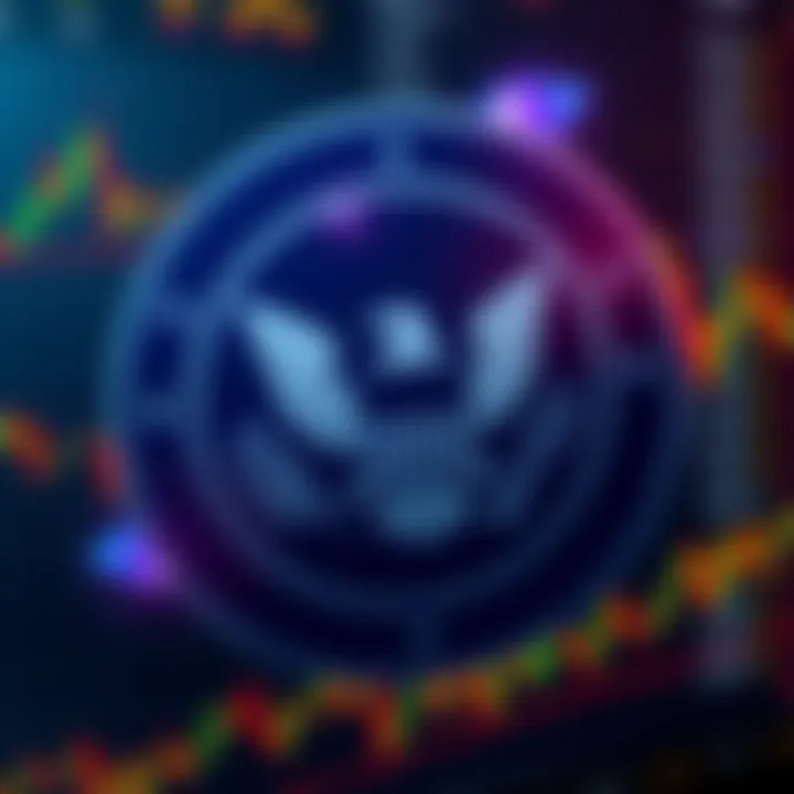 A graphic showing the SEC logo with a paused symbol over stock charts, indicating the delay of prediction market ETFs.