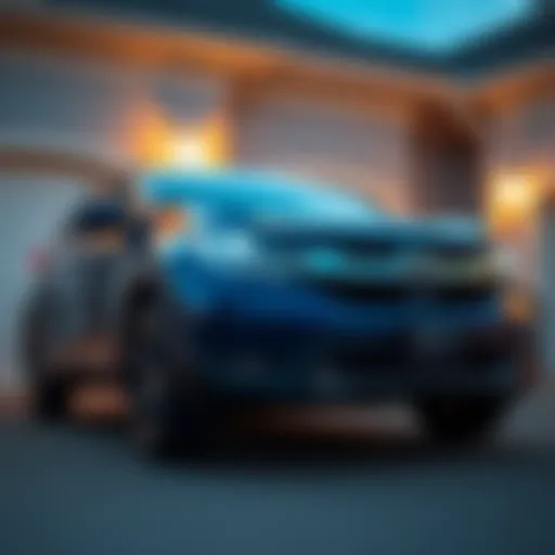 A second-generation Honda CR-V parked in a driveway, showcasing its body style and condition, with a focus on the car's features for potential buyers.