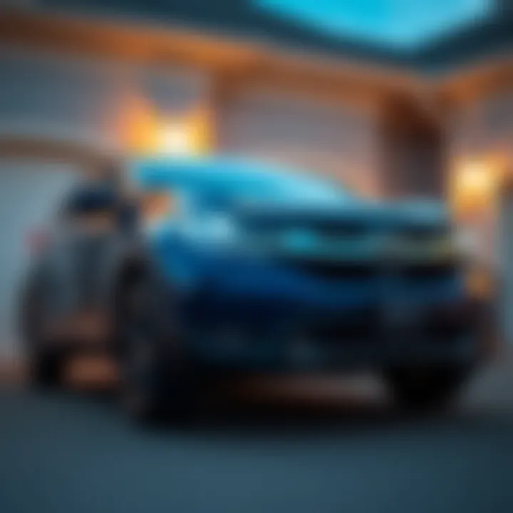 Second-Generation Honda CR-V A second-generation Honda CR-V parked in a driveway, showcasing its body style and condition, with a focus on the car's features for potential buyers.