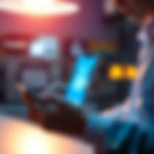 A person using a smartphone to verify their identity with digital credentials, symbolizing privacy and security in technology.