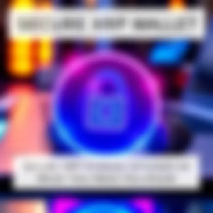 A secure digital wallet for storing XRP cryptocurrency, featuring a lock symbol for safety