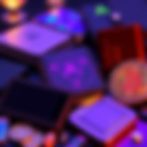 An assortment of cryptocurrency wallets showing different secure options for storing digital assets, emphasizing safety and ease of use.