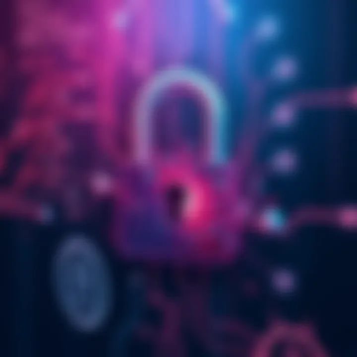 Illustration showing a digital lock breaking, symbolizing the exploit in Haveno's RetoSwap