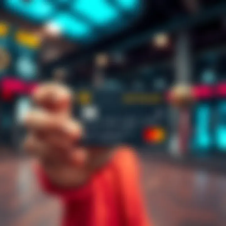 A person holding a self-custodial crypto card showcasing its features