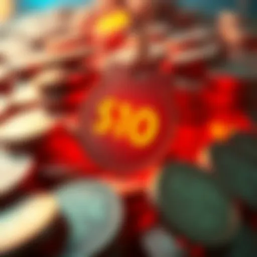 A digital image showing GZIL tokens with a price tag of $10, indicating a seller's frustration over declining values.
