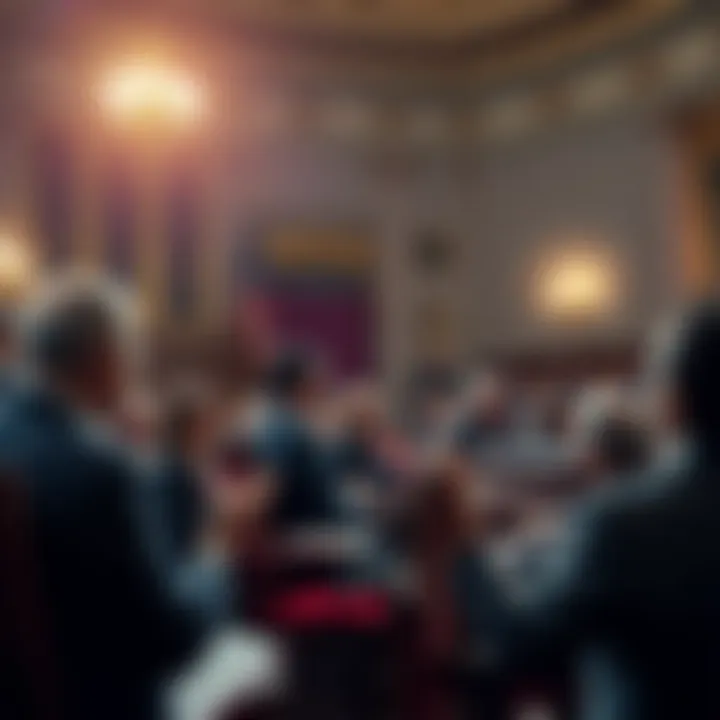 Senators casting votes during the session to ban insider trading on prediction markets