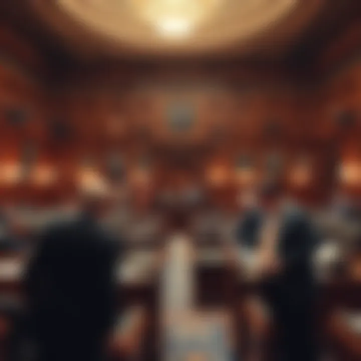 Senators preparing for a vote on the Clarity Act in the Senate chamber