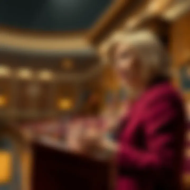 Senator Cynthia Lummis addresses financial institutions about the CLARITY Act in the Senate chamber