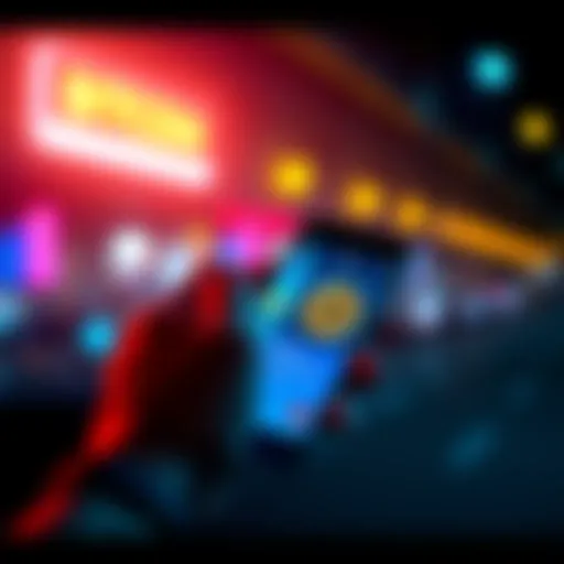 A person using a smartphone to send Bitcoin with a digital wallet app on the screen