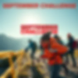 A group of people participating in outdoor activities to push their limits