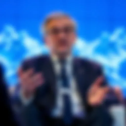 UBS Chairman Sergio Ermotti speaking at the Davos Forum about quantum computing risks to blockchain security