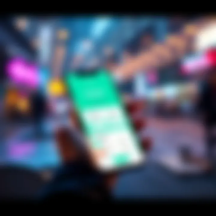 Person holding a smartphone displaying the Revolut app, ready to set up a digital wallet for crypto investments.