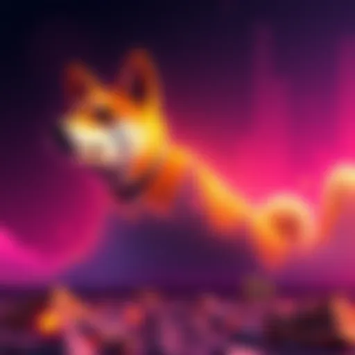 A graph showing a sharp upward trend in Shiba Inu's price, indicating a potential rally.