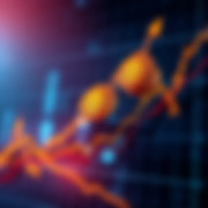 Shiba tokens rising on the chart Shiba tokens show a sharp increase on a cryptocurrency chart, reflecting a positive trend in the market.